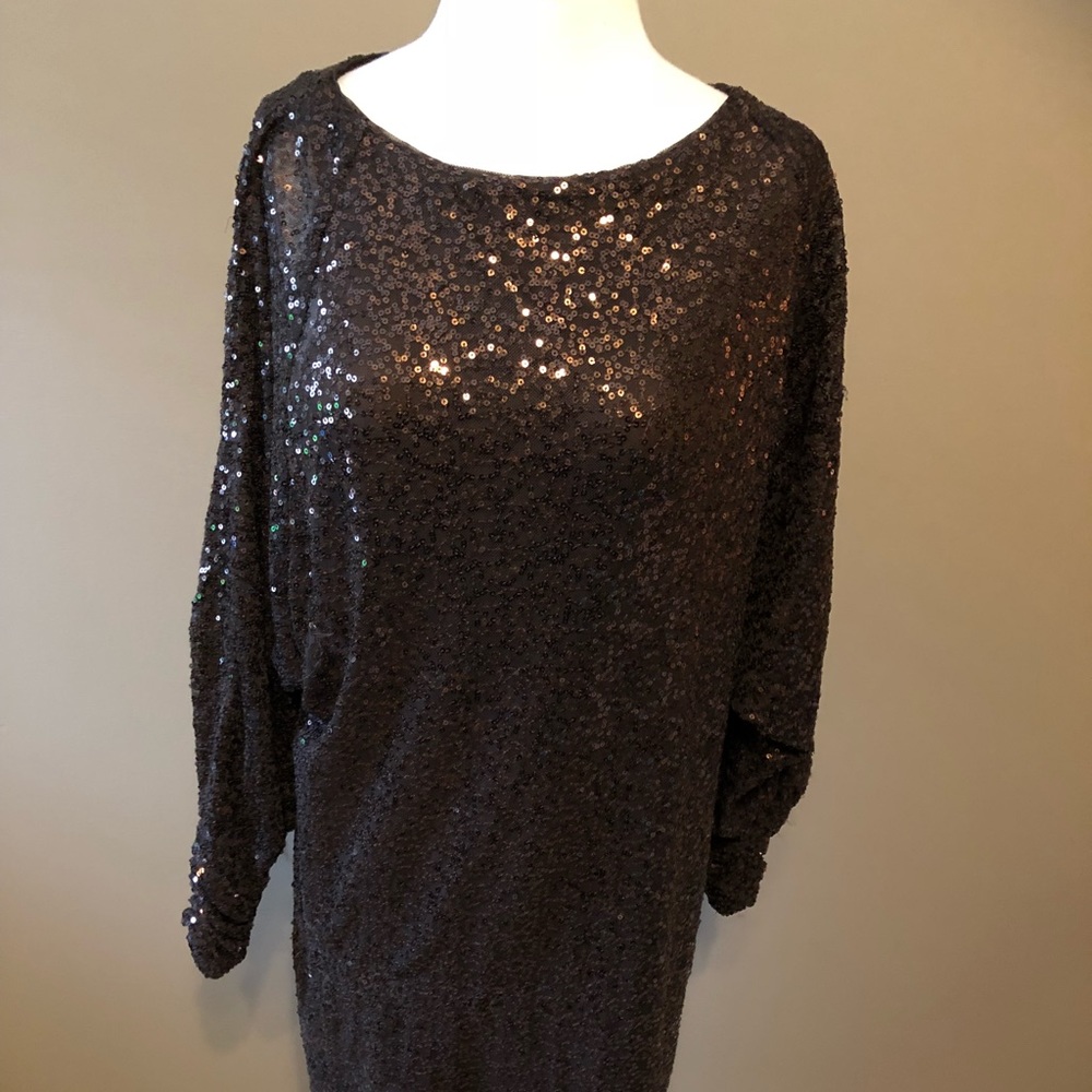 Ralph Lauren Evening Sequin Cocktail Dress Size 6